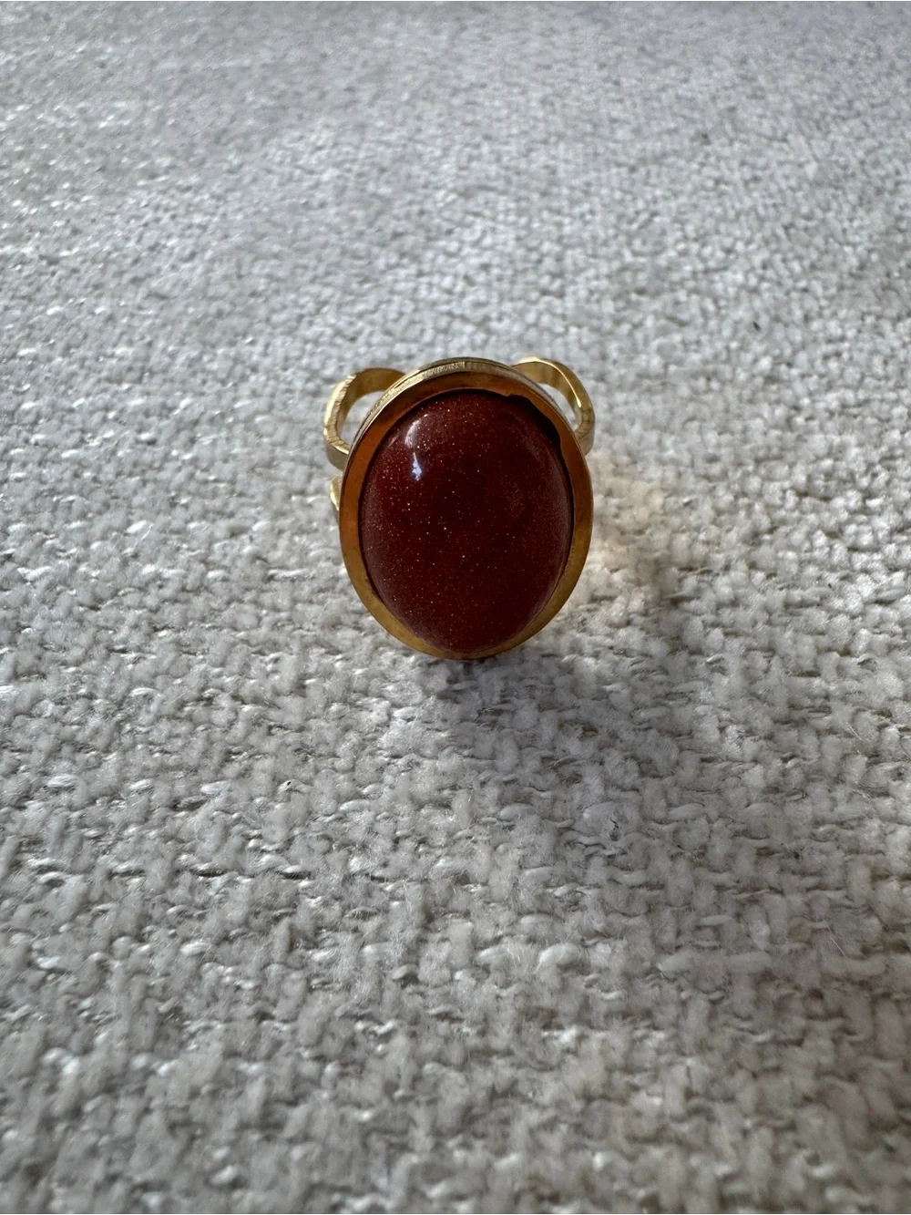 Sunstone ring